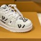 Replica LOUIS VUITTON LV Trainer Sneaker Red. Size 08.5