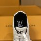 Replica LOUIS VUITTON LV Trainer Sneaker Red. Size 08.5