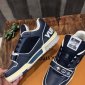 Replica Louis Vuitton Trainer Navy Mesh