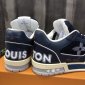 Replica Louis Vuitton Trainer Navy Mesh