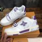 Replica New Balance 550 White Purple Size UK 9.5- EU 44- US 10