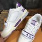 Replica New Balance 550 White Purple Size UK 9.5- EU 44- US 10