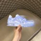 Replica Louis Vuitton Men's 10 US Virgil Abloh Silver Mirror Sneaker. With silver Lock