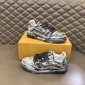 Replica Louis Vuitton silver trainer