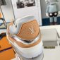 Replica Louis Vuitton Trainer Metallic Beige