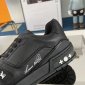 Replica Prada Logo Plaque Lace-Up Sneakers