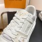 Replica New color beige white denim white lychee shoes $150 | Shoes, Lv shoes, White sneaker