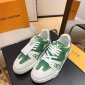 Replica Louis Vuitton By Virgil Monogram 1aang3 Green Sneakers Size: 9 Fits