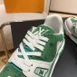 Replica Louis Vuitton By Virgil Monogram 1aang3 Green Sneakers Size: 9 Fits