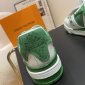 Replica Louis Vuitton By Virgil Monogram 1aang3 Green Sneakers Size: 9 Fits