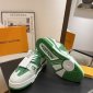 Replica Louis Vuitton By Virgil Monogram 1aang3 Green Sneakers Size: 9 Fits