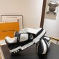 Replica LOUIS VUITTON LV Trainer Sneaker Black. Size 01.5