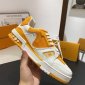 Replica Louis Vuitton Trainer Line Sneaker 'Orange'