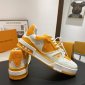 Replica Louis Vuitton Trainer Line Sneaker 'Orange'