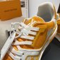 Replica Louis Vuitton Trainer Line Sneaker 'Orange'