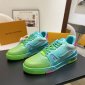 Replica Rare Louis Vuitton Trainer Virgil Abloh Sneakers Shoes Monogram Lv Sz