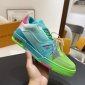 Replica Rare Louis Vuitton Trainer Virgil Abloh Sneakers Shoes Monogram Lv Sz