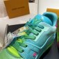 Replica Rare Louis Vuitton Trainer Virgil Abloh Sneakers Shoes Monogram Lv Sz