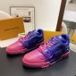 Replica Louis Vuitton Mens Sneakers 2022 SS, pink, 8.5