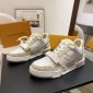 Replica Louis Vuitton 2022 SS Street Style Leather Logo Sneakers