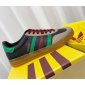 Replica GUCCI Adidas X Gucci Men's Gazelle Sneaker, Black, Suede