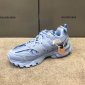 Replica Balenciaga | Men 50mm Track Faux Leather & Mesh Sneakers