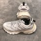 Replica Balenciaga | Men 50mm Track Faux Leather & Mesh Sneakers White 45