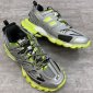 Replica Balenciaga Track Trainer Silver Green Pre-Owned