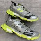 Replica Balenciaga Track Trainer Silver Green Pre-Owned