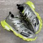 Replica Balenciaga Track Trainer Silver Green Pre-Owned