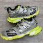 Replica Balenciaga Track Trainer Silver Green Pre-Owned