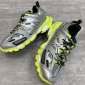 Replica Balenciaga Track Trainer Silver Green Pre-Owned