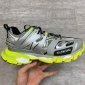 Replica Balenciaga Track Trainer Silver Green Pre-Owned