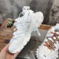 Replica Balenciaga Track Logo-detailed Mesh And Rubber Sneakers - Women - White Sneakers