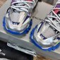 Replica Balenciaga Track Sneaker - Silver  - Polyurethane, Polyester & Nylon