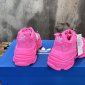 Replica Balenciaga Women's Balenciaga / Adidas Triple S Sneaker - Neon Pink