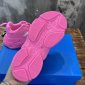 Replica Balenciaga Women's Balenciaga / Adidas Triple S Sneaker - Neon Pink