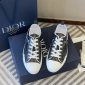 Replica Dior B23 Low-top Sneaker Black And White Oblique Canvas