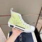 Replica Dior Shoes | Size Mens 11 Euro Size44 Dior High Top Sneakers | Color: White/Yellow