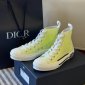 Replica Dior Shoes | Size Mens 11 Euro Size44 Dior High Top Sneakers | Color: White/Yellow