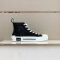 Replica Dior B23 High 'Dior Oblique Kumo - Black' Sneakers