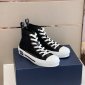 Replica Dior B23 High 'Dior Oblique Kumo - Black' Sneakers