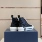 Replica Dior B23 High 'Dior Oblique Kumo - Black' Sneakers