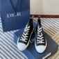 Replica Dior B23 High 'Dior Oblique Kumo - Black' Sneakers