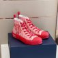 Replica Dior B23 High 'Dior Oblique - Red' Sneakers