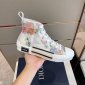 Replica Dior B23 High Top Flowers Oblique