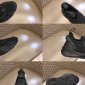 Replica Men's Fendi Flow Tonal Knit Slip-On Running Sneakers, Nero/Nero, Men's, 12D, Sneakers & Trainers Slip-On Sneakers