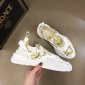 Replica Versace Jeans Couture Logo Couture Hiker Sneakers, female, gold+white