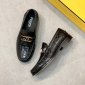 Replica Fendi O'Lock FF Jacquard Vamp Loafer in Black/Brown at Nordstrom