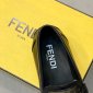 Replica Fendi Men's O-Lock Loafers - Tabacco